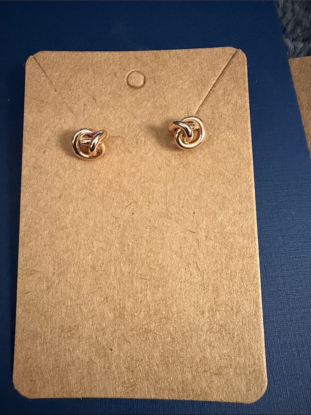 Kendra Scott Rose Gold Knot Stud Earrings - Women Jewelry
